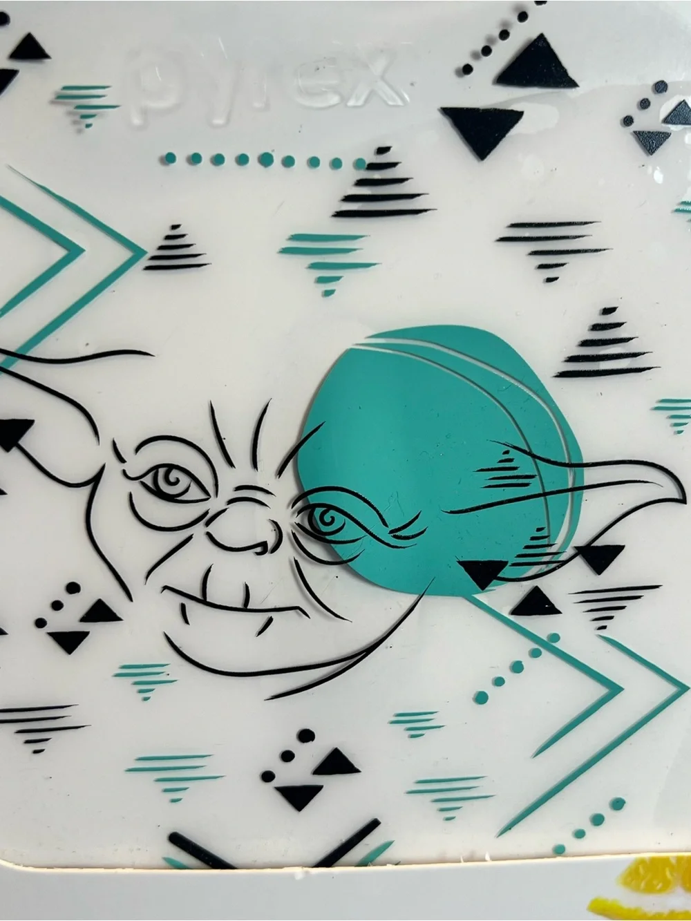 Pyrex x Star Wars Yoda Reusable Silicone Storage Bags - Teal & Black (2 Pack)